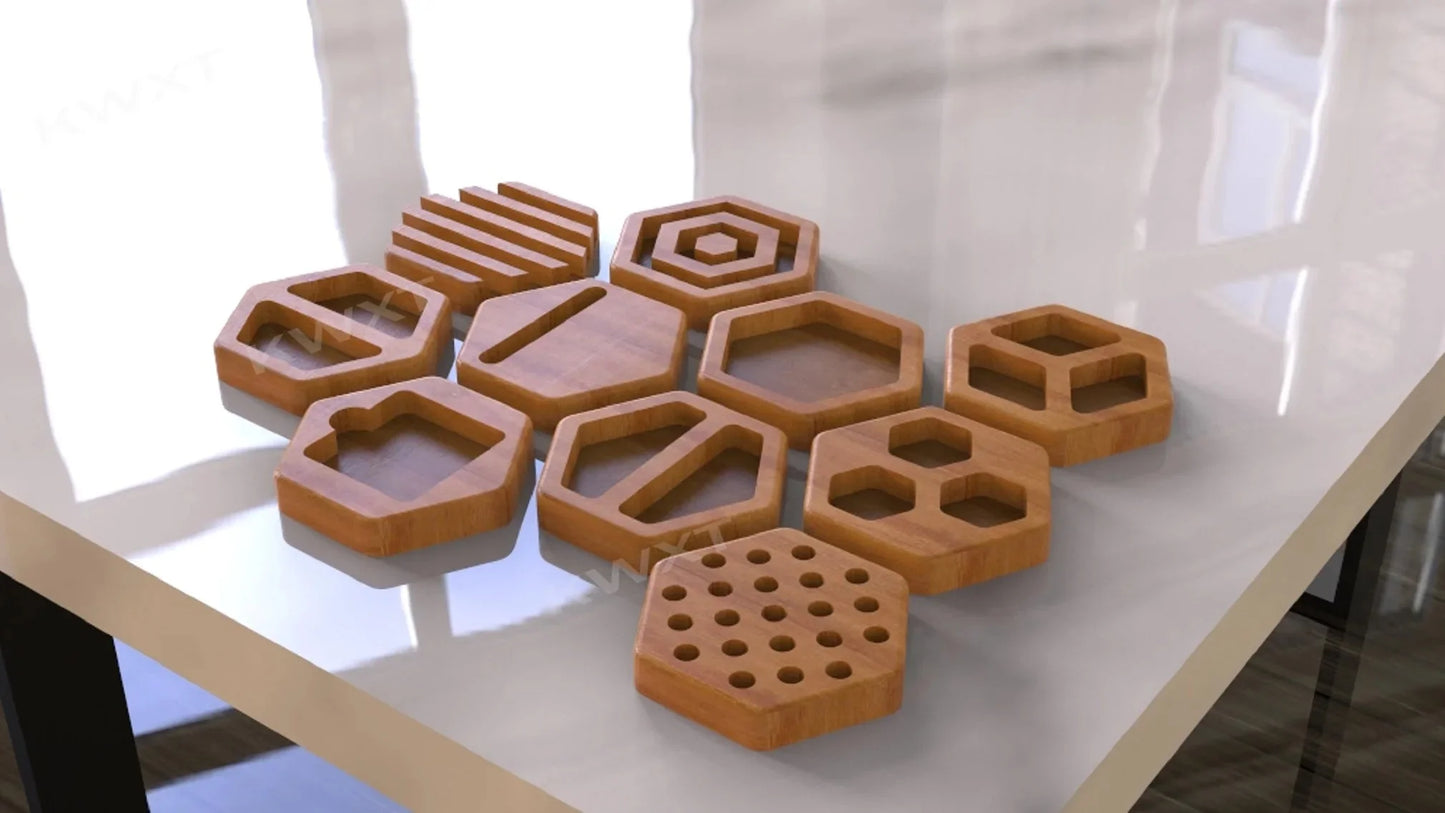270+ Trays Kitchen Serving Plates Boards CNC Designs Drawing Files Ashtrays Desk Deco
