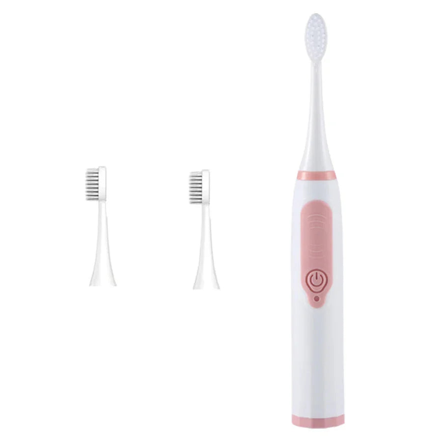Sonic Electric Toothbrush for Men and Women Adult Household Non Rechargeable Soft Hair IPX6 Waterproof