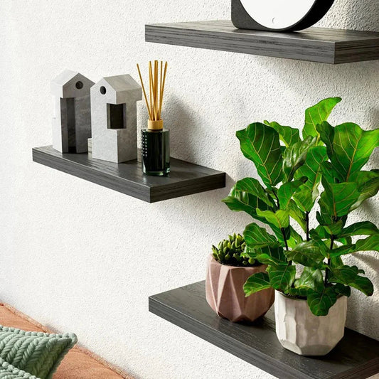 Floating Shelves For Wall,16In Wood Wall Shelf For Room Decor/Storage/Display,For Bedroom,Bathroom,Living Room,Kitchen