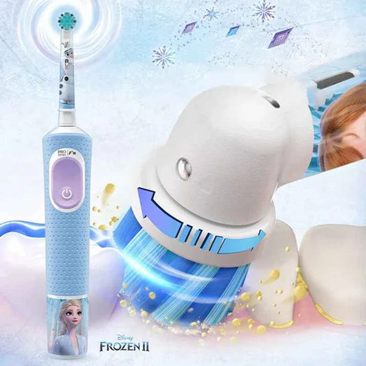 Oral-B Kids Electric Toothbrush Oral B D103 Marvel's Spiderman Frozen , Soft toothbrush bristles for Kids 3+