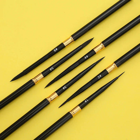 Round tip detachable Travel Paintbrush, Student Painting Graffiti paintbrush Watercolor gouache Painting Beginner art set