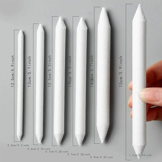 Art Supplies Drawing Tool Stump Rice Paper Sketch Double Head Smudge Stick Blending Stick White Drawing Pen Sketching Pencil
