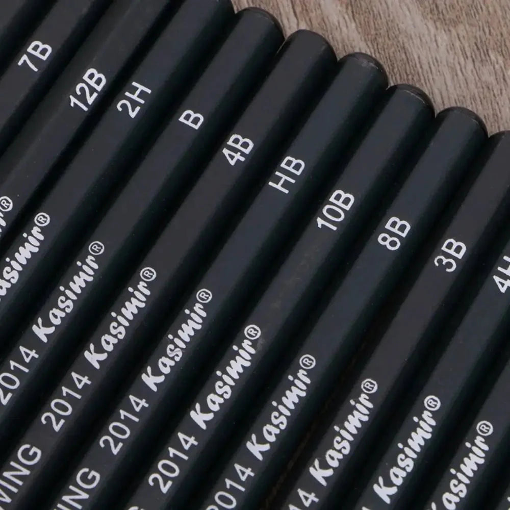 4B 5B 6B 10B 12B 1B Stationery Supplies For Exam HB 2B 6H 4H 2H 3B Professional Sketch Drawing Pencil Set Painting Pencils