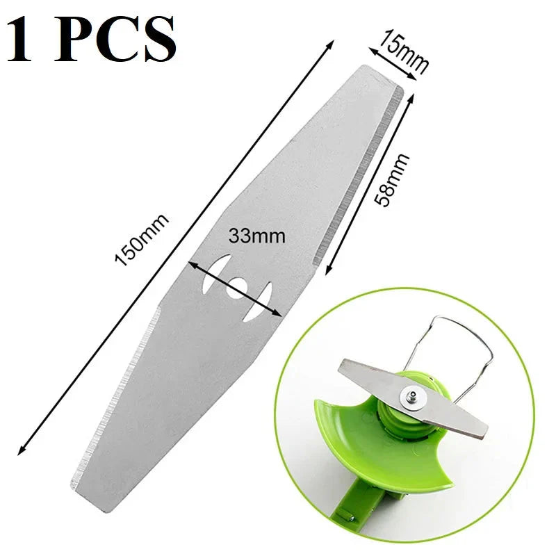150 mm 40 Teeth Metal Grass Trimmer Heads Blade Replacement Weed Eater Saw Blade Lawn Mower Fit Accessory for Garden Power Tool