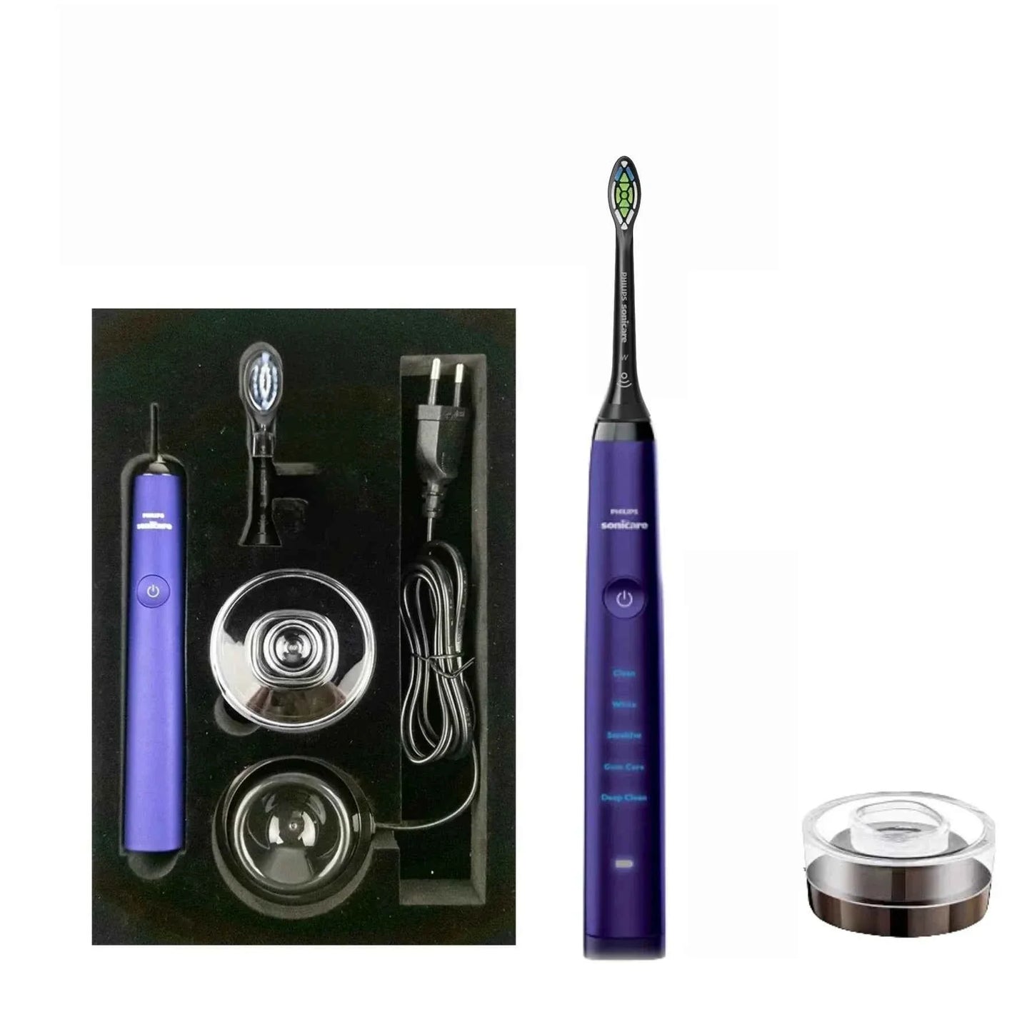 Philips Sonicare Diamond Clean HX9352 HX93 Electric Toothbrush Handle, No Original Packaging,Equipped with W brush head