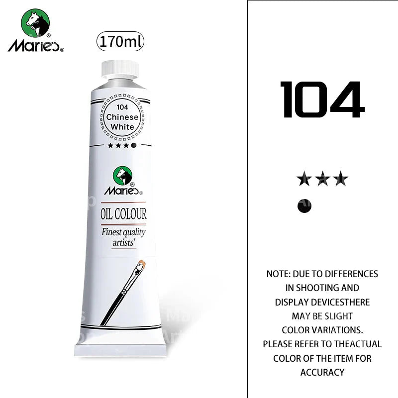 Marie's Oil Paint 170ml/5.95oz Large Tube,Art Supplies for Canvas Painting,Egg,Graffiti,Fabric,Stone,Leather,Wood,Ceramic