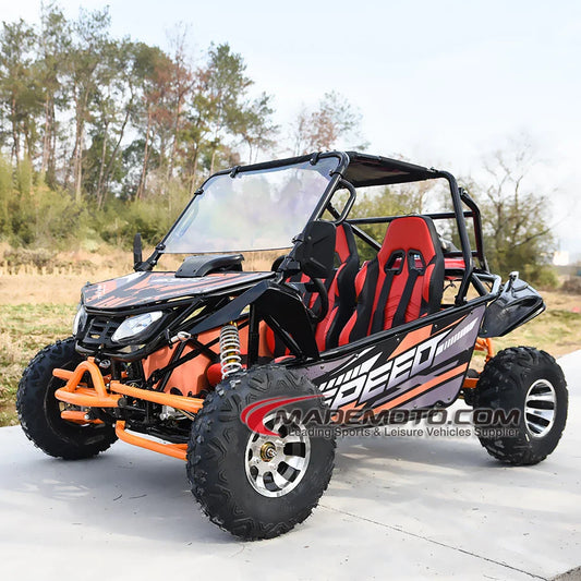 Adult Gas Off Road Go Kart 4 Wheel Two Seat Buggy for Sale Entertainment Equipment Outdoor Go-Karting At The Amusement Park