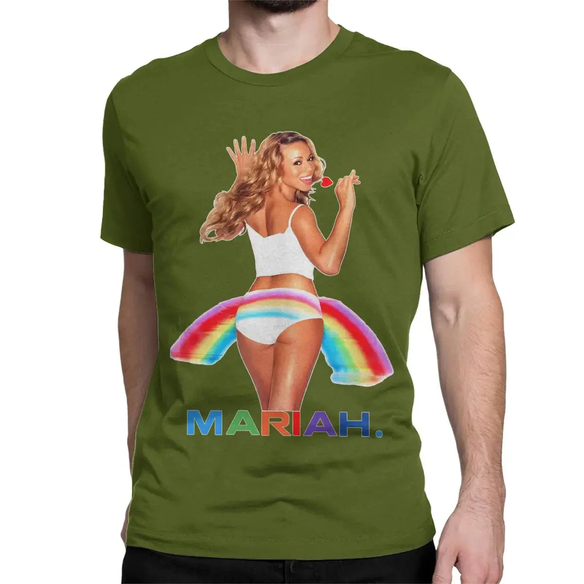 Mariahs T-Shirts for Men Women Creative 100% Cotton Tees Crew Neck Short Sleeve T Shirt Printed Tops