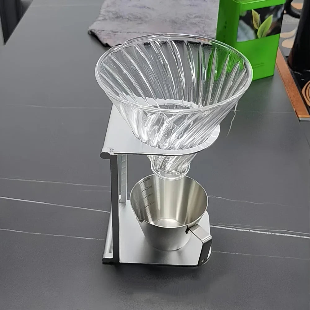 Coffee Machine Stand Drip Filter Coffee Stand Aluminum Alloy Foldable Lightweight Outdoor Quality Professional Coffee Accessorie