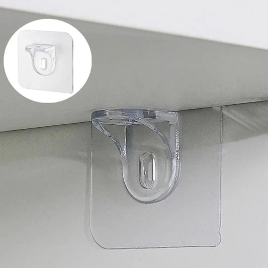 Shelf Support Hooks Punch-Free Closet Cabinet Partition Plate Holder Without Trace Bracket Home Tools For Home Kitchen Bathroom