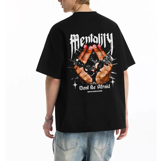 Men's and women's Short-Sleeved T-shirts Funny Abstract Pattern T-shirts 100%Cotton Streetwear Casual Fashion Oversized T-shirts