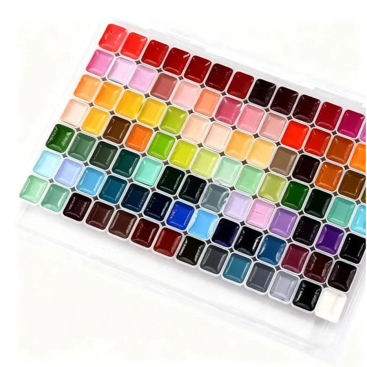 Watercolor Paint Set 98/60/48/36/24 Colors, Professional-quality art supplies for artists adult painting aketching, Non-Toxic