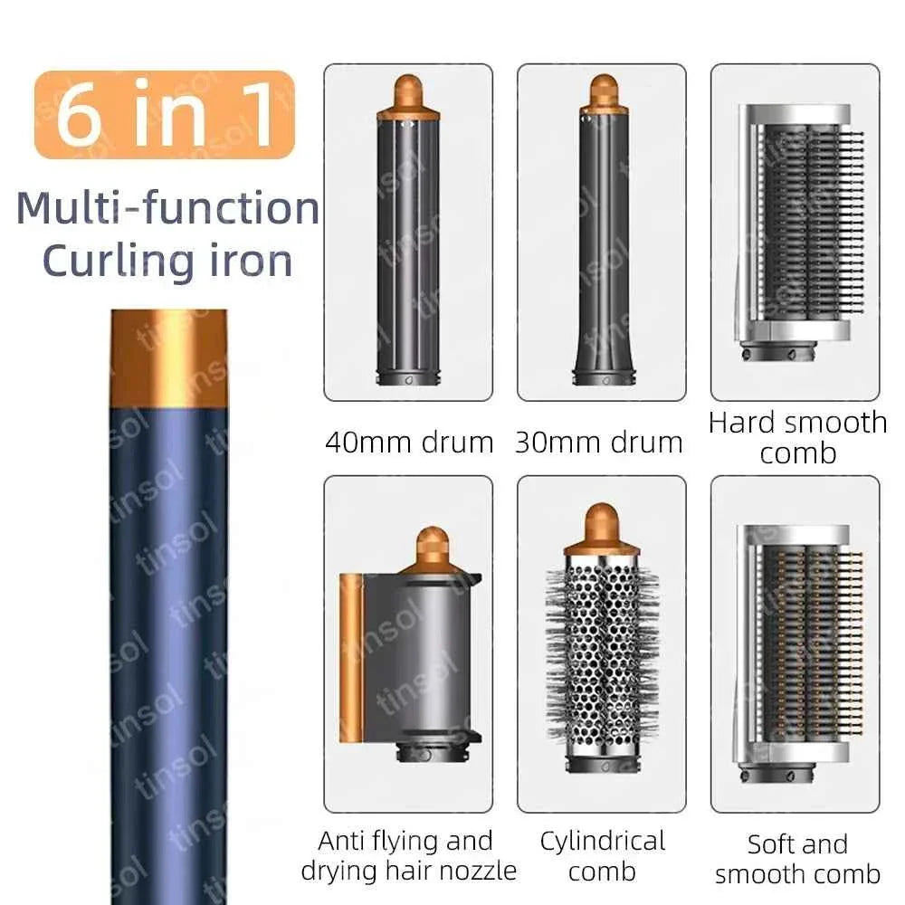 7-in-1 multifunctional curling iron hair dryer and straightener set, styling tool that allows salon-quality styling at home