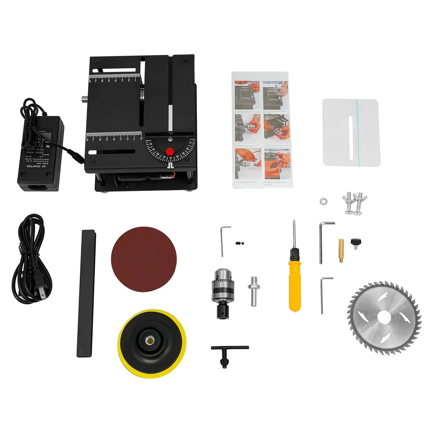 200W Cutting Tool Machine Mini Table Saw Multi-Functional Cutting Bench
