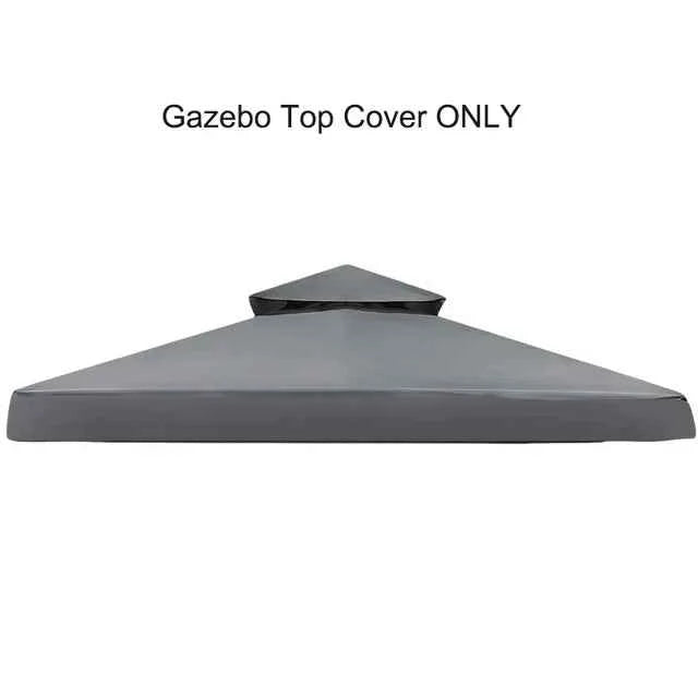 Grill Gazebo Replacement Canopy Roof, Outdoor BBQ Gazebo Top, Double Tiered Shelter Cover Roof ,for Yard Patio Garden Sunshade