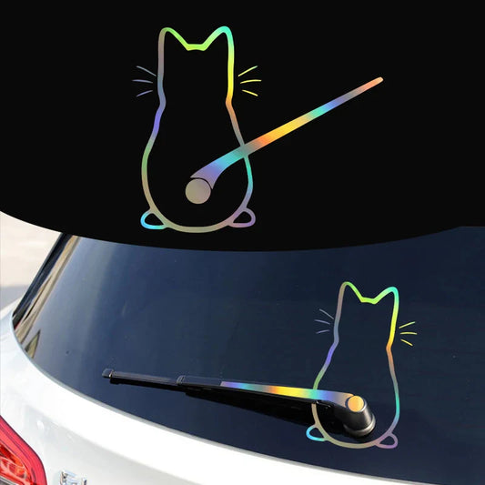 Car interior stickers Art design Animal stickers Window rear glass