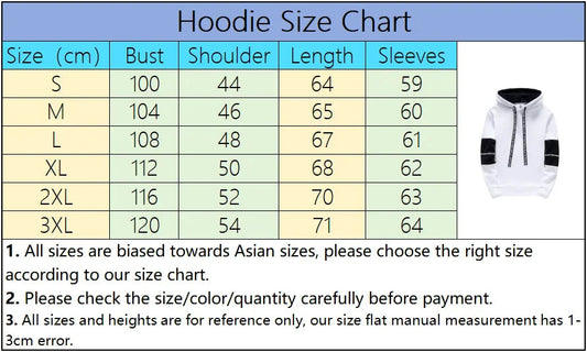Paris Fashion Hoodies for Men High Quality Hooded Long Sleeve Sweatshirts All Season Daily Casual Sports Pullover Men's Clothes