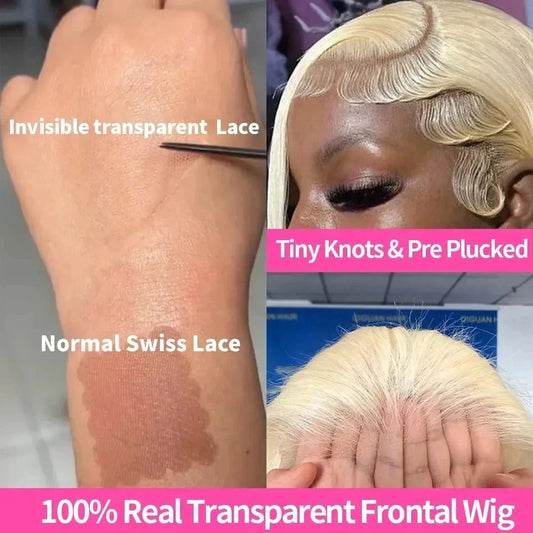 613 Blonde Lace Front Wig Human Hair Wig For Wowen Bone Straigh Human Hair Wigs 13X6 Hd Lace Frontal Wig 13X4 Lace Wigs