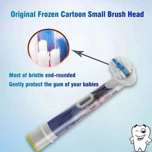 Oral B Kid's Replacement Brush Heads EB10 Frozen Replacement Heads Soft Brush Refills For Oral B Children Electric Toothbrush