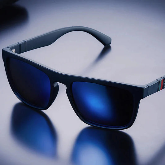 Fashion Square Vintage Polarized Sunglasses Men Women Retro Driving Fishing Sun Glasses UV400 Eyewear
