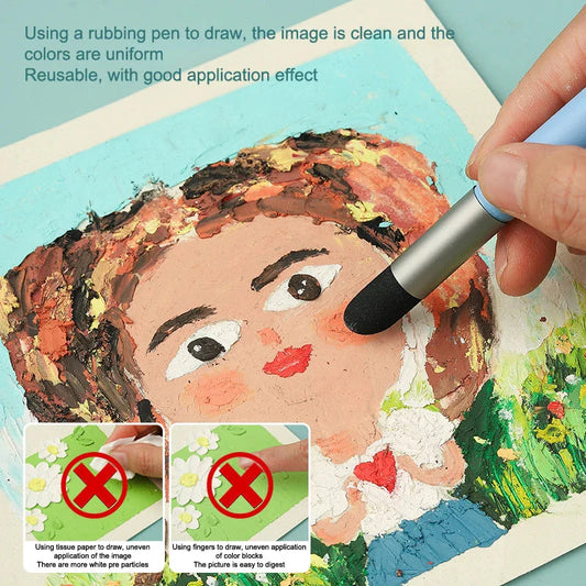 Art Essential 1/3Pcs Color Shaper Tool for Oil Painting, Pastel Blending.