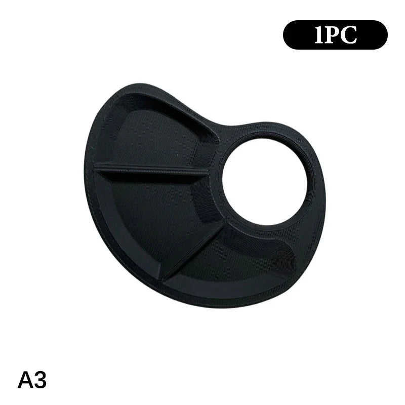 Ergonomic Thumb Palette Petite Paint Palette Smooth Surface for Artists Outdoor Painting Home Crafts School Art Classes