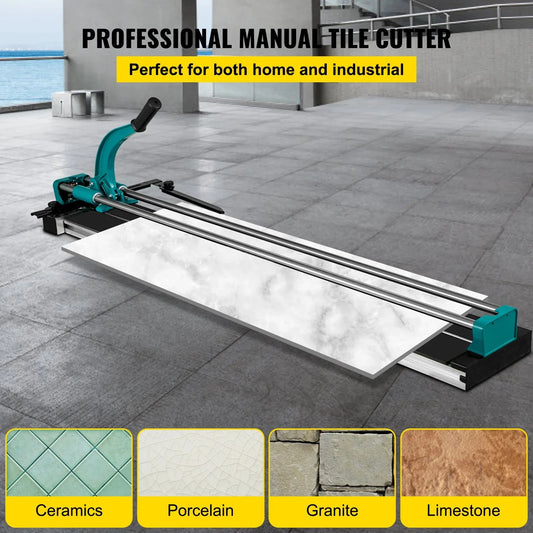 SucceBuy 1200MM Tile Cutter High Precision Manual Ceramic Floor Tiles Tile Cutter 48 In Cutting Machine for Precision Cutting