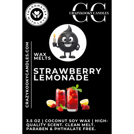 STRAWBERRY LEMONADE - Wax Melts, Scented Coconut Soy, 3.5oz