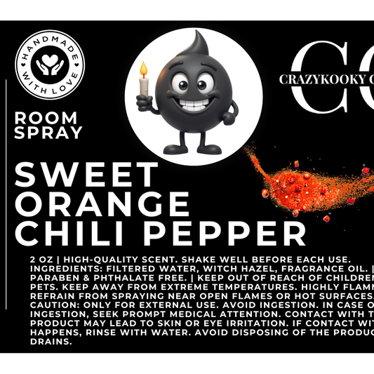 SWEET ORANGE CHILI PEPPER - Room Spray, 2oz