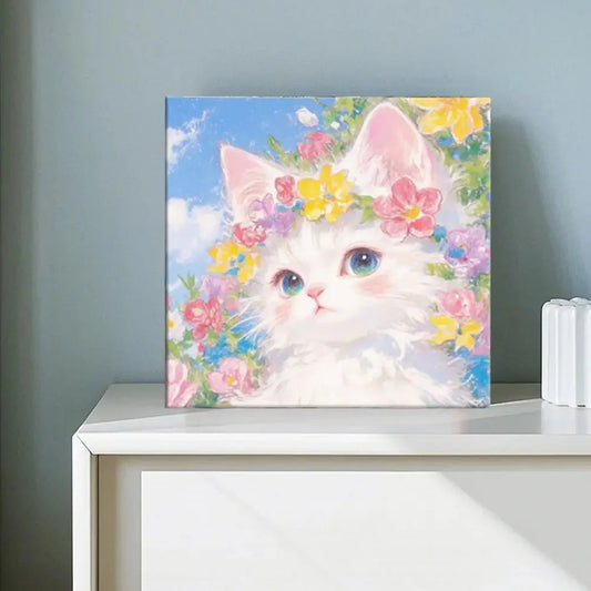 Oil Painting By Number House Tree DIY Digital Oil Painting Scenery Drawing Numbers Adults Kit Cat Handmade Gift Home Decor Gifts