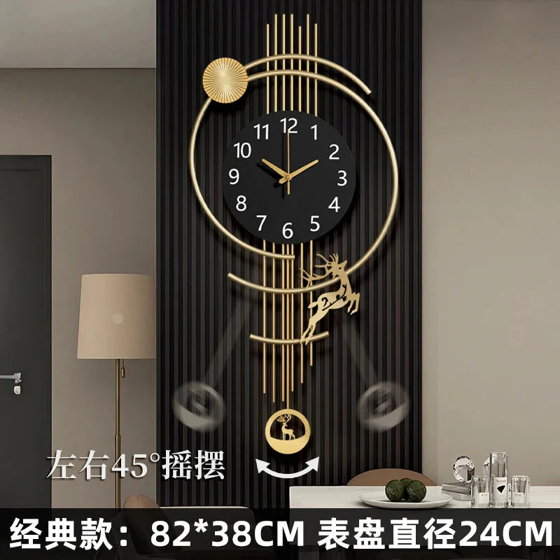 Wall Clock Large Bathroom Decor Room Digital Room Watch Interior Wall Decoration Gaming Decoration For Bedroom Accessories Live