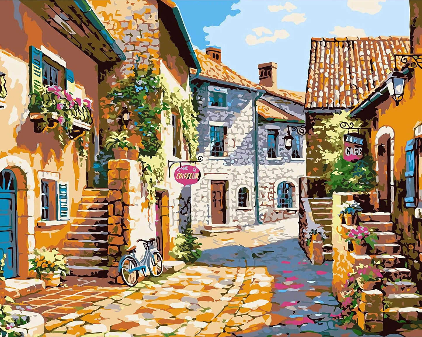 Paint by Numbers Kit for Adults,children,Beginner to Advanced NumberOil Paintin ,Home Decor ,DIY Art Scenery Oil Paintin
