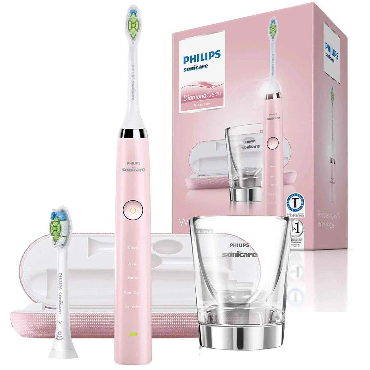 Philips Sonicare Diamond Clean HX9362 Electric Toothbrush Handle,Equipped with a travel charging case and two brush heads