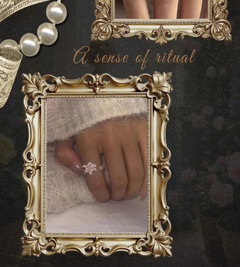 Gorgeous Lily Flower Jewelry Accessories, Fashion Ring for Women, Must-have Accessory for Female Fashionistas