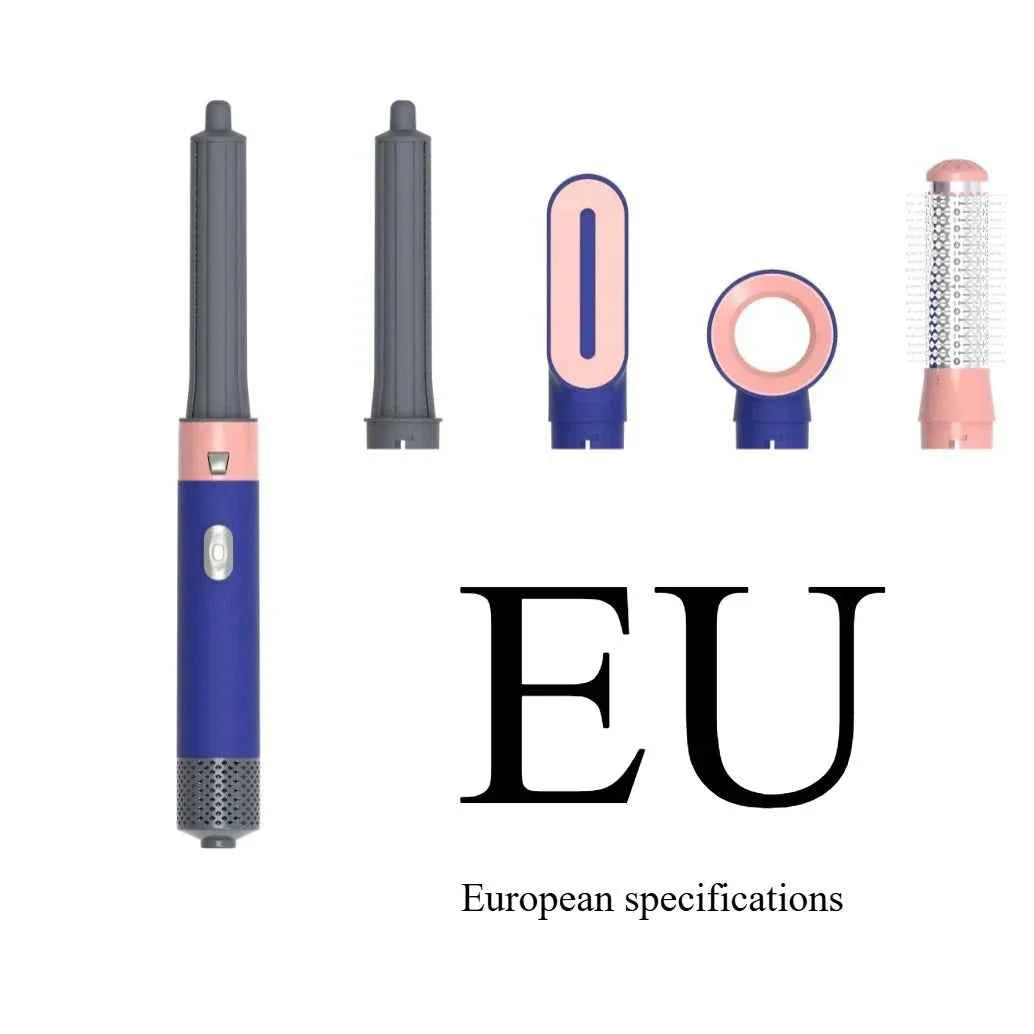 5-in-1 Negative Ion Automatic Curling Iron Multifunction Convenient Hair Dryer Volume Straight Hot Air Comb Curly Girl Method