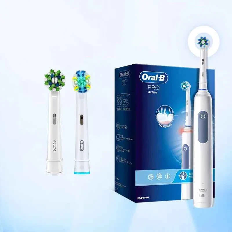 Oral B PRO ULTRA Electric Toothbrush 3 modes and 3 electric modes Adult electric toothbrush Black, white, blue, pink