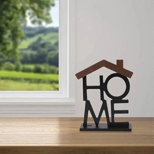 Creative Wooden Home Ornament Living Room Coffee Table Wardrobe Desktop Small House-Shaped Decoration Housewarming Birthday Gift
