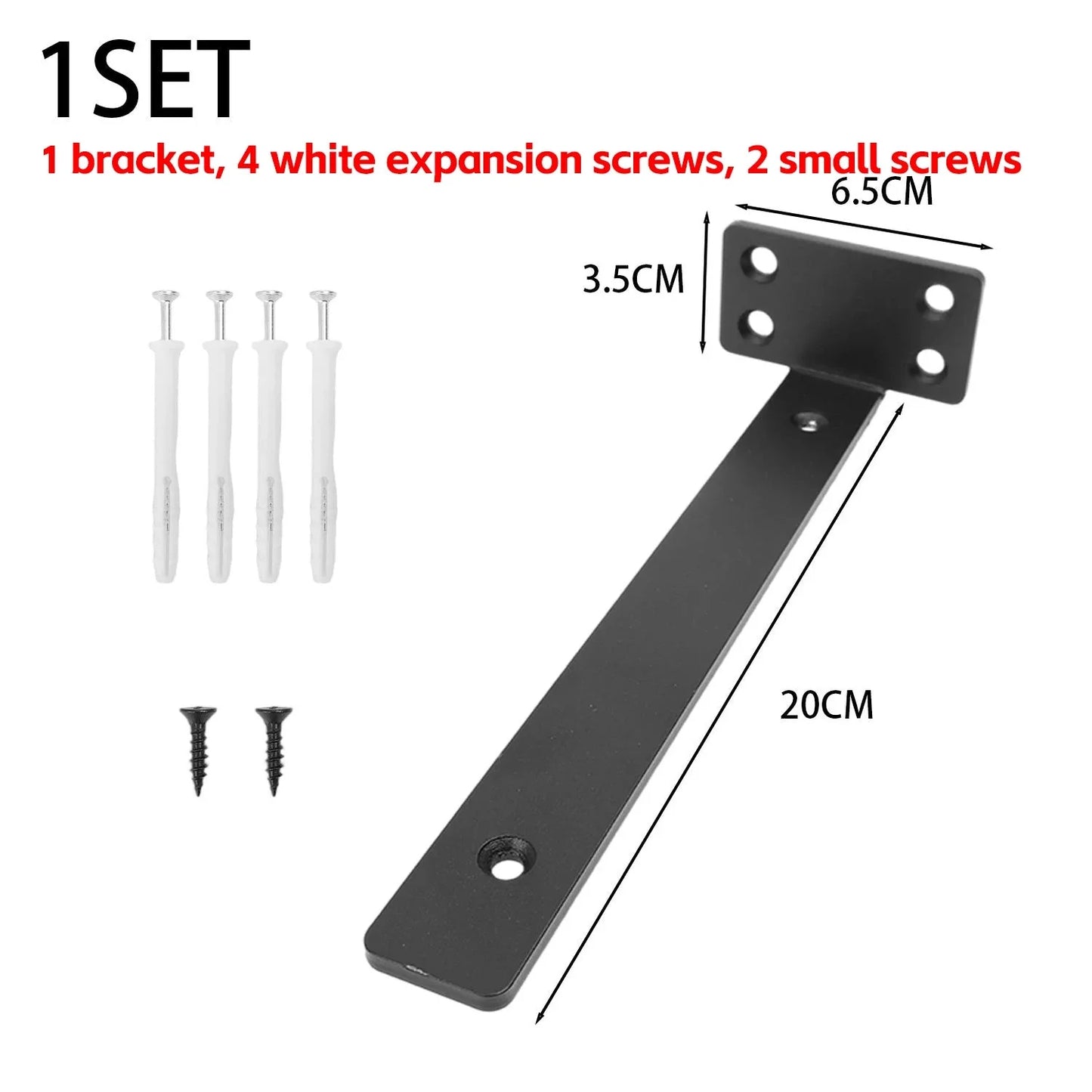 Heavy Duty L-shaped Shelves Brackets Thickened Floating Shelf Bracket Invisible Wall Shelves Support with Screws Hardware Tools