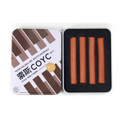 4 Pcs/box Sketch Charcoal Water-soluble Sketching Dry Materials Charcoal Brushes Charcoal Strips Art Painting Supplies