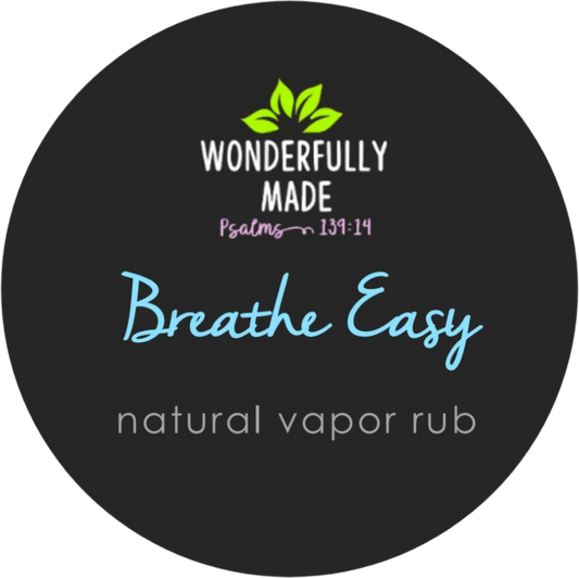 Breathe Easy Vapor Rub Salve | Metal Tin | Natural Organic