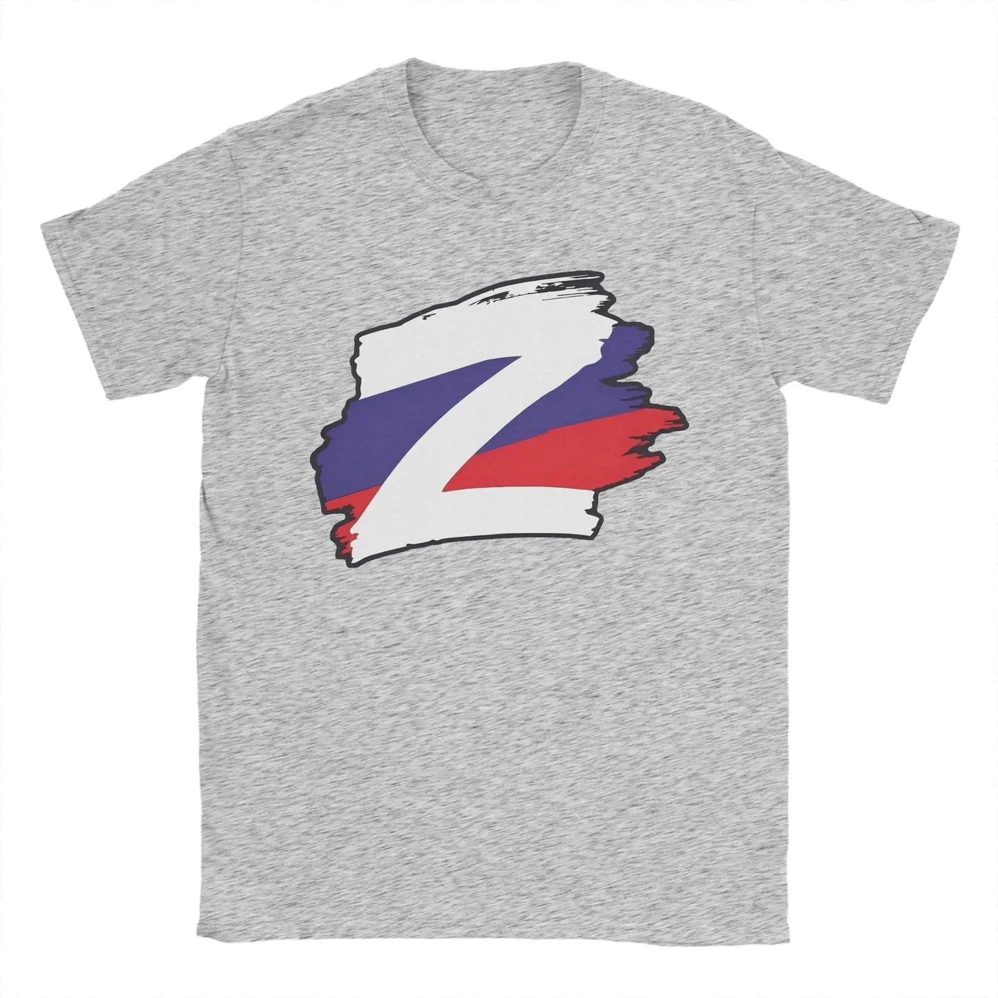 Men T-Shirts Russian Z Peace Unite Funny Cotton Tees Short Sleeve T Shirts Crew Neck Clothing Gift Idea