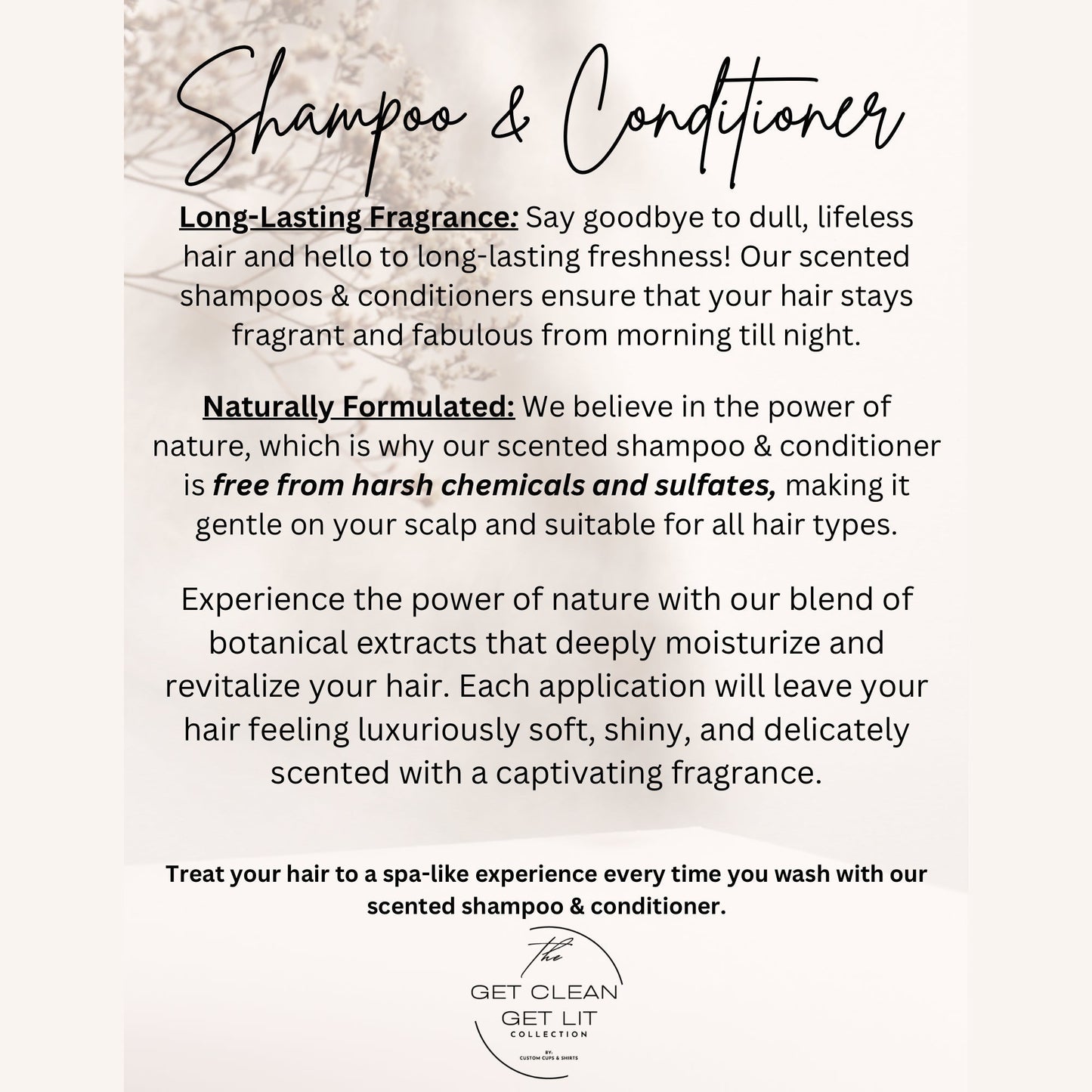 Temptation Shampoo & Conditioner