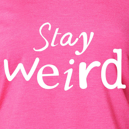 Stay Weird Tapered Long Sleeve Hoodie