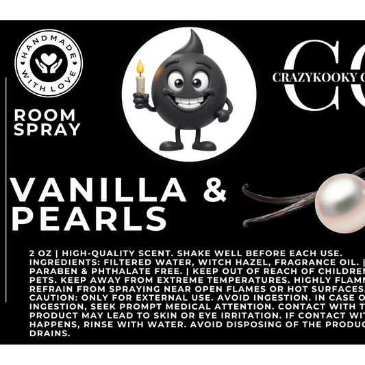 VANILLA & PEARLS - Room Spray, 2oz