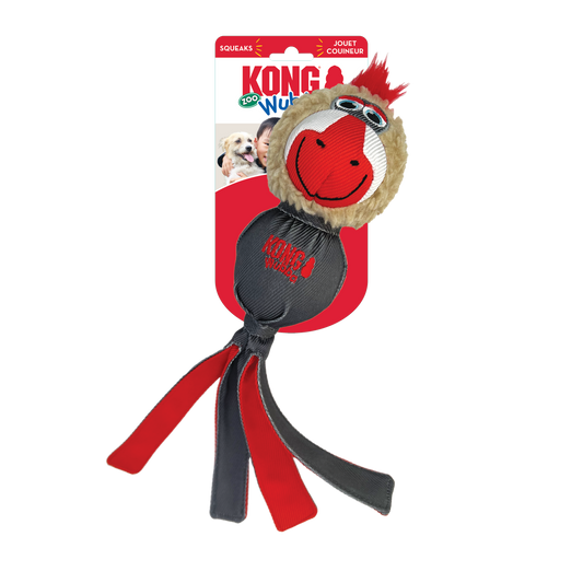 Kong Large Dog Wubba Zoo Mandrill