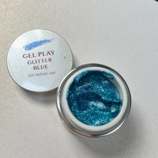 Akzentz Gel Play - Glitter Blue