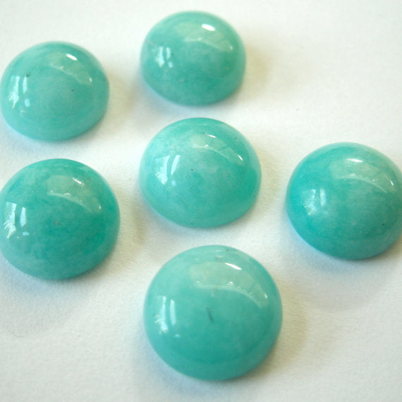 Amazonite Cabachon Round 8mm