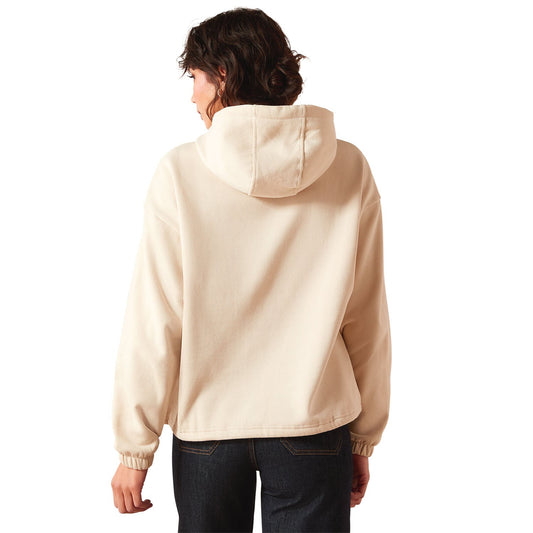 Ariat Women's Essential Sendero "Yeehaw" Oversized Graphic Hoodie – Casual Texas-Inspired Pullover