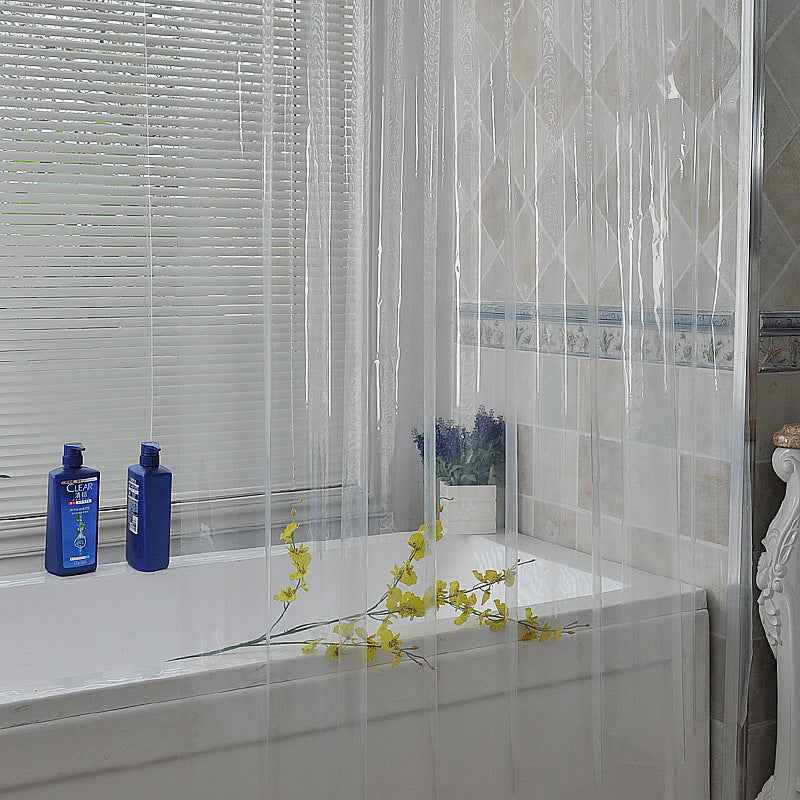 Magnetic Transparent Waterproof Shower Curtain