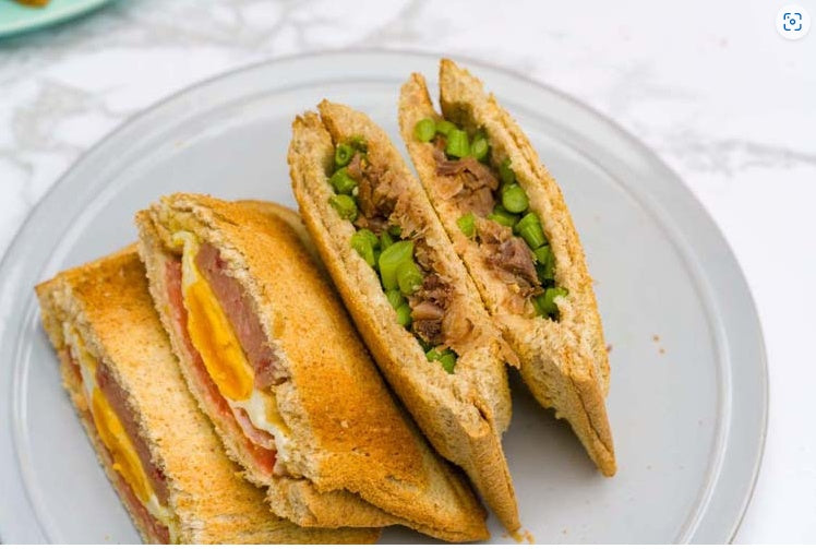 Sandwich BBQ Grill Sandwich Oven Food Bread Stainless Steel Barbecue Net BBQ Grill Breakfast Baking Tool